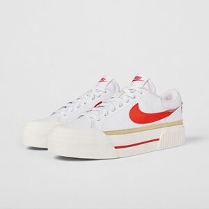 Nike Court Legacy Lift Womans Sneaker Size 7  New In Box Missing Lid